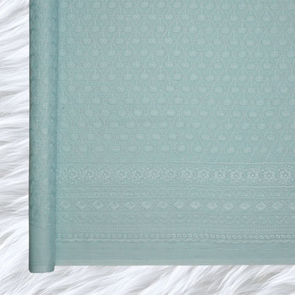 KAMDAR Cotton Satin Embroidery 80S Bidang 44" Open Meter (Kain Ela) - Texture & Timbul