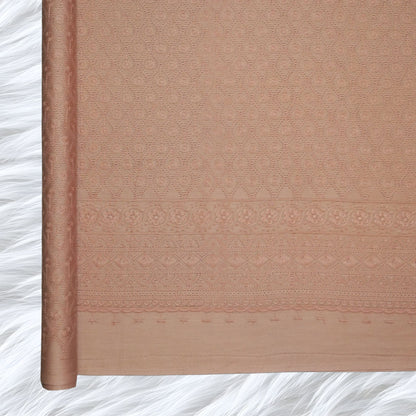 KAMDAR Cotton Satin Embroidery 80S Bidang 44" Open Meter (Kain Ela) - Texture & Timbul