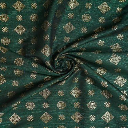 KAMDAR Songket Metallic Bidang 44" Open Meter (Kain Ela) - Ironless & Tak Jarang
