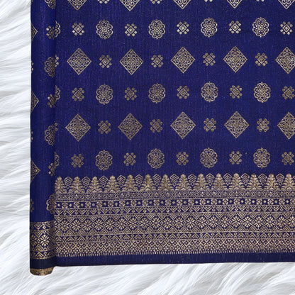 KAMDAR Songket Metallic Bidang 44" Open Meter (Kain Ela) - Ironless & Tak Jarang