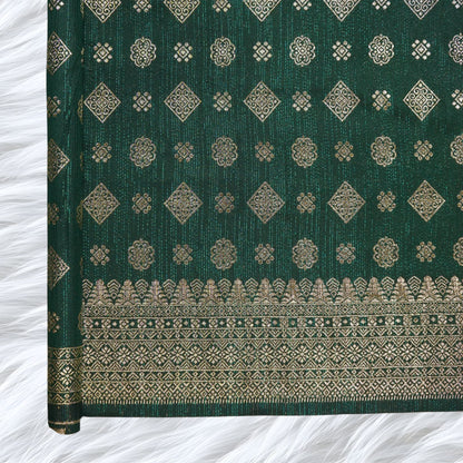 KAMDAR Songket Metallic Bidang 44" Open Meter (Kain Ela) - Ironless & Tak Jarang