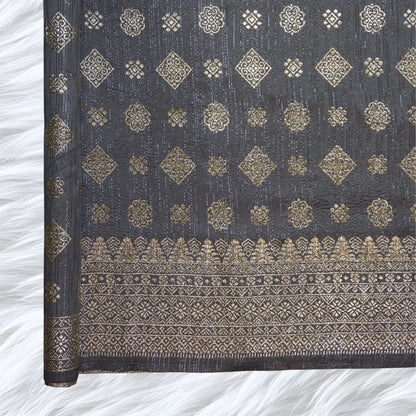 KAMDAR Songket Metallic Bidang 44" Open Meter (Kain Ela) - Ironless & Tak Jarang