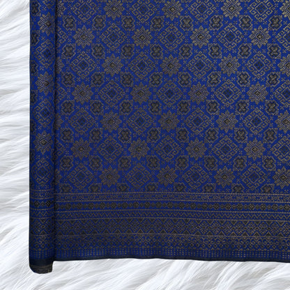KAMDAR Songket Metallic Bidang 44" Open Meter (Kain Ela) - Ironless & Tak Jarang
