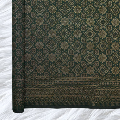 KAMDAR Songket Metallic Bidang 44" Open Meter (Kain Ela) - Ironless & Tak Jarang