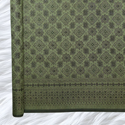 KAMDAR Songket Metallic Bidang 44" Open Meter (Kain Ela) - Ironless & Tak Jarang