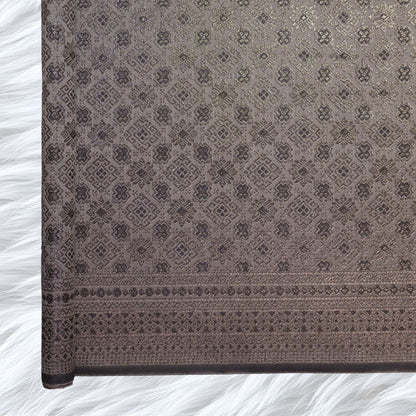 KAMDAR Songket Metallic Bidang 44" Open Meter (Kain Ela) - Ironless & Tak Jarang