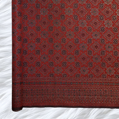 KAMDAR Songket Metallic Bidang 44" Open Meter (Kain Ela) - Ironless & Tak Jarang