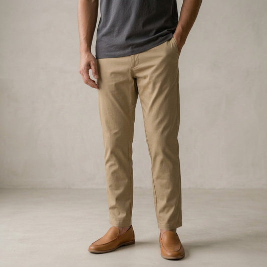 KAMDAR UrbanComfort Men Cotton Pants