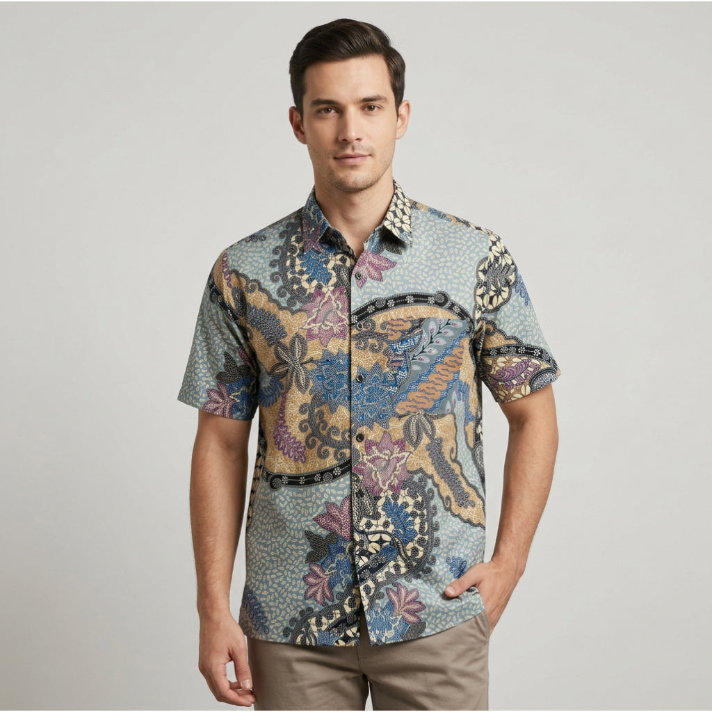 KAMDAR Batik Seraya Reg Fit Cotton Batik