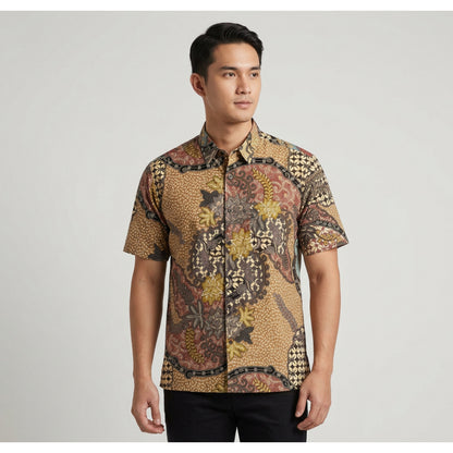 KAMDAR Batik Seraya Reg Fit Cotton Batik