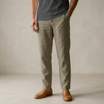 KAMDAR UrbanComfort Men Linen Pants