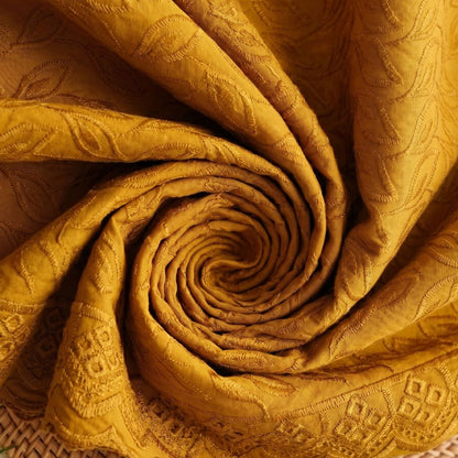 KAMDAR - Seri Seroja Cotton Satin Embroidery 80s 44" (2m 4m)