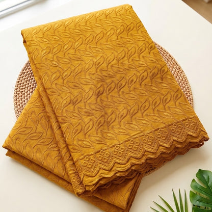 KAMDAR - Seri Seroja Cotton Satin Embroidery 80s 44" (2m 4m)