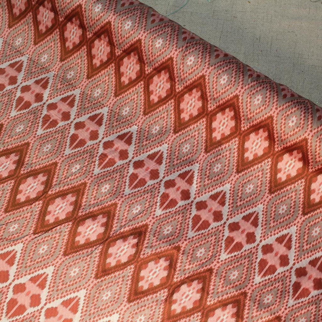 KAMDAR Open Meter Patola Ikkat Jacquard 44"