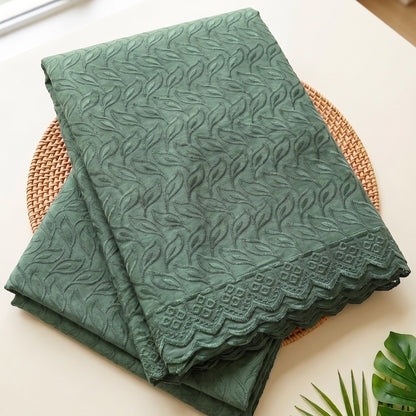 KAMDAR - Seri Seroja Cotton Satin Embroidery 80s 44" (2m 4m)