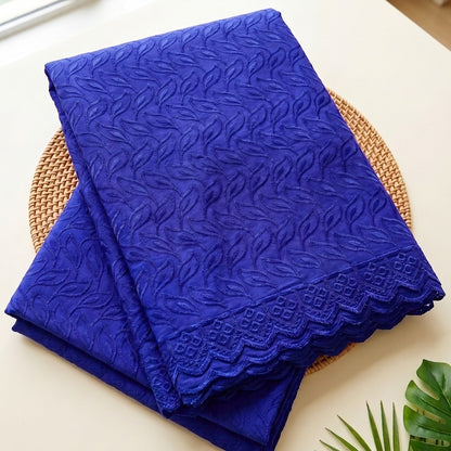 KAMDAR - Seri Seroja Cotton Satin Embroidery 80s 44" (2m 4m)