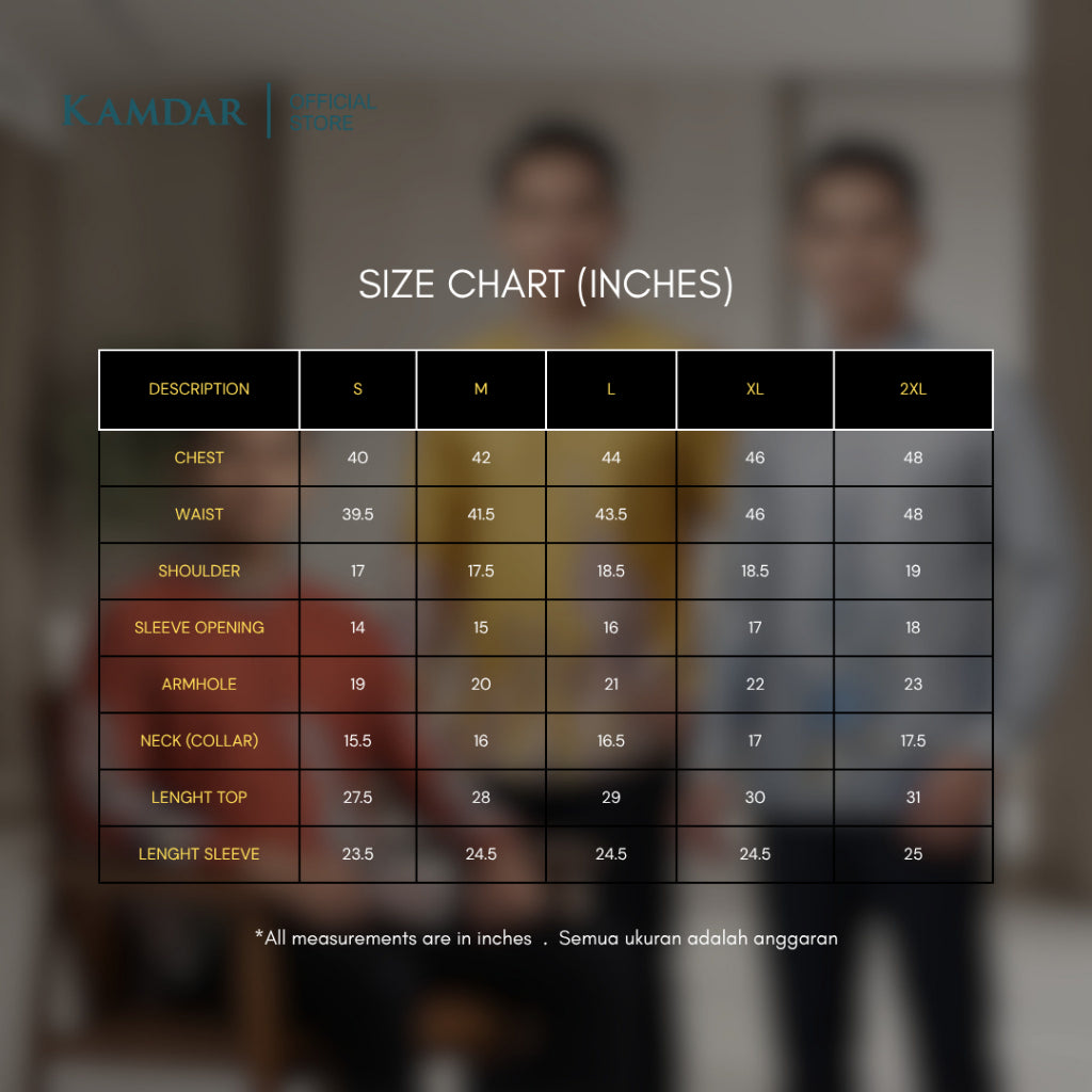 KAMDAR – Surya Batik Shirt Comfort Fit Long Sleeves | Corak Bunga Botanik