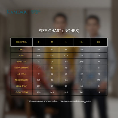 KAMDAR – Surya Batik Shirt Comfort Fit Long Sleeves | Corak Bunga Botanik