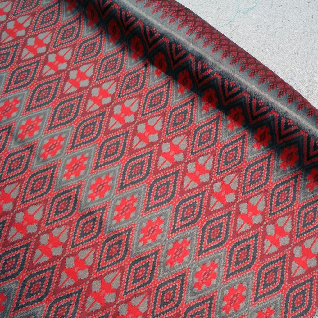 KAMDAR Open Meter Patola Ikkat Jacquard 44"