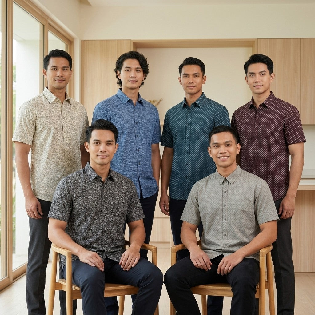 KAMDAR Asterisk Oxford Shirt Lelaki | Kemeja Lengan Pendek Breathable | Smart Casual Office | M-5XL