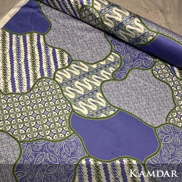 KAMDAR Batik Cotton Rosita Prints Bidang 44"   Kain Pasang - 100% Batik Cotton Fabric
