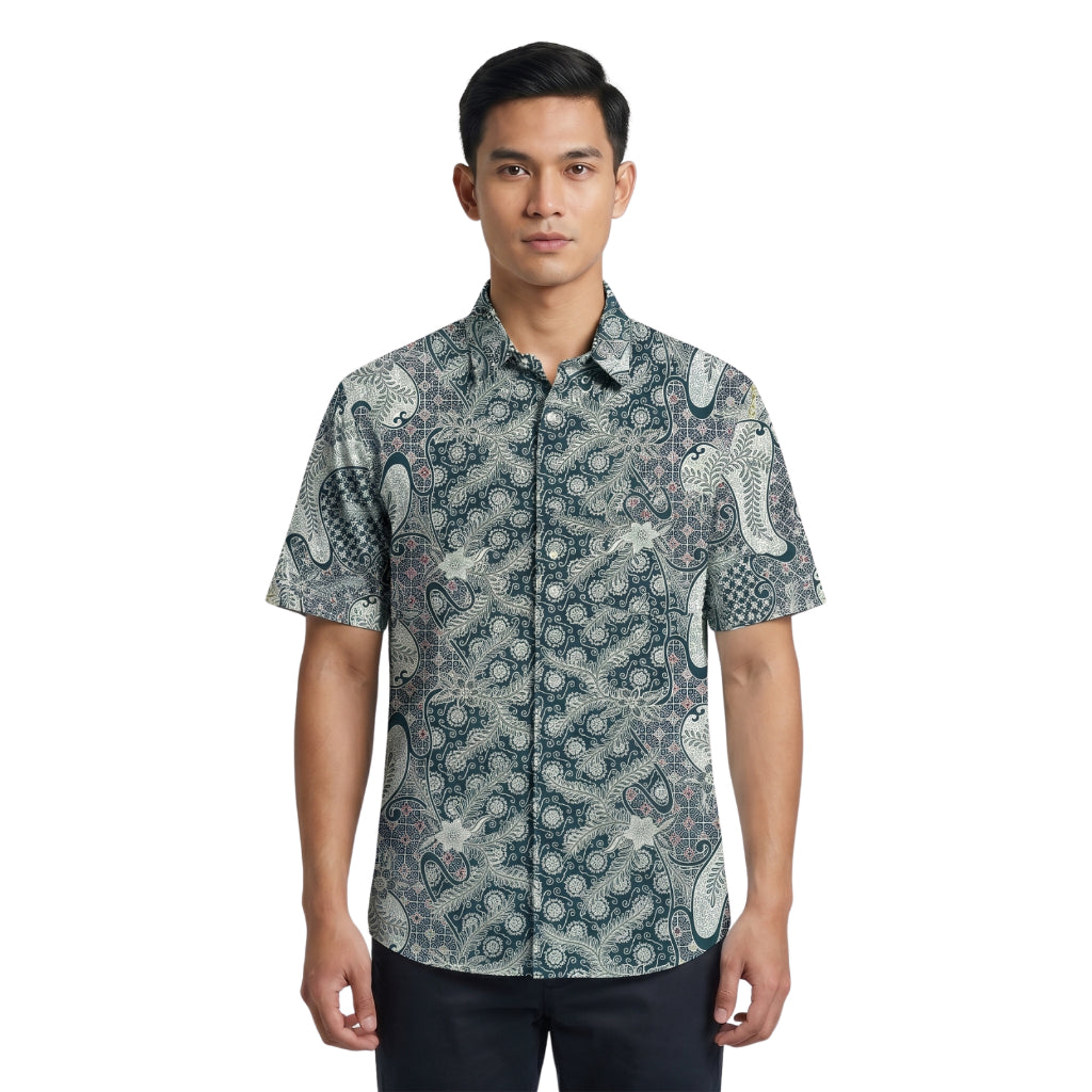 KAMDAR Batik Wijaya Comfort Fit Cotton Batik Kemeja