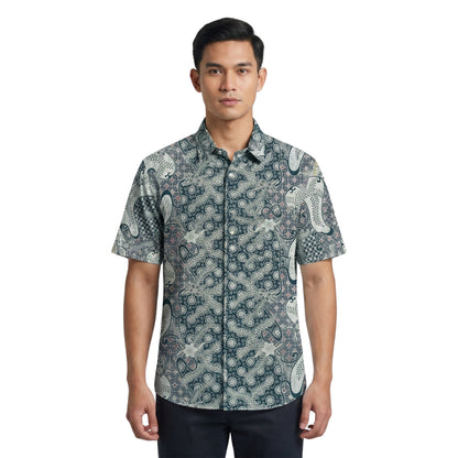 KAMDAR Batik Wijaya Comfort Fit Cotton Batik Kemeja