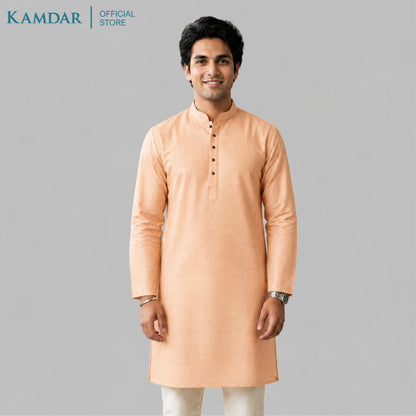 KAMDAR – Baju Kurta Panjang Lelaki Kain Bertekstur | Baju Deepavali Tampan