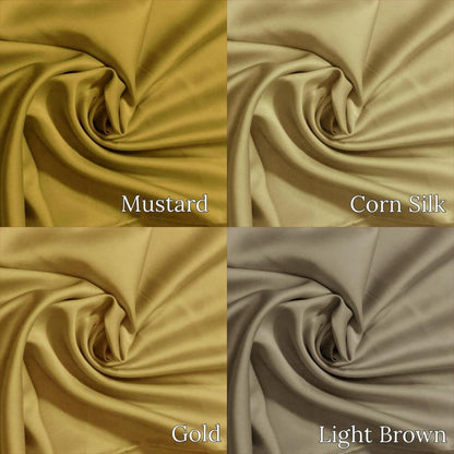 KAMDAR Open Meter Verona Valentinio Italian Plain Satin Bidang 44"