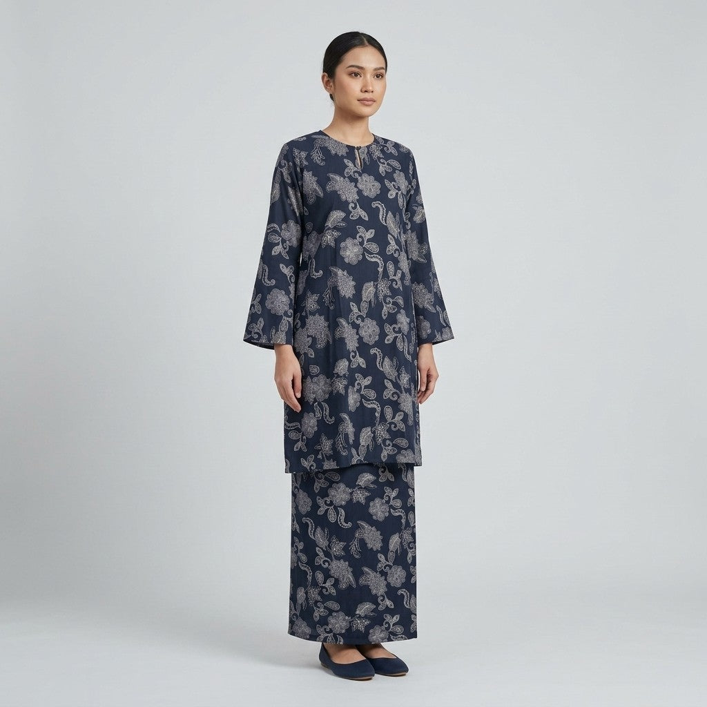 KAMDAR Melati Baju Kurung Pesak | Kurung Moden Selesa Mesra Wuduk | Raya & Kenduri | S-3XL