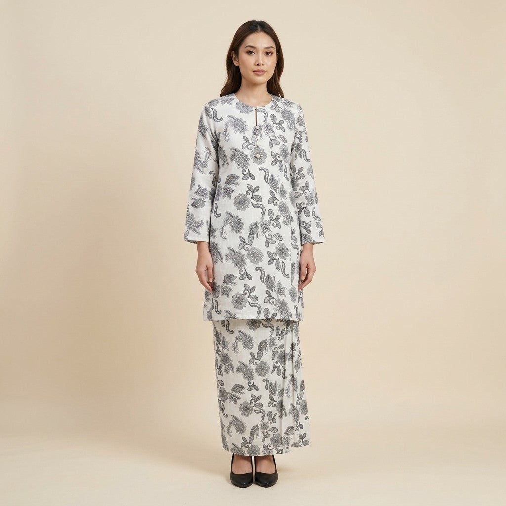 KAMDAR Melati Baju Kurung Pesak | Kurung Moden Selesa Mesra Wuduk | Raya & Kenduri | S-3XL