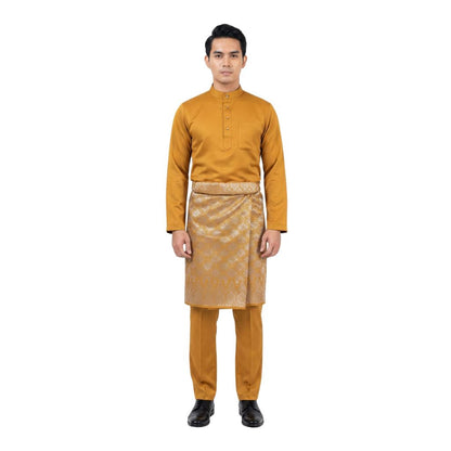 KAMDAR Bintang Raya Sampin Instant Lelaki – Easy Wear 3 Saat | 100% Tenun | Sampin Raya Corak Tradisional