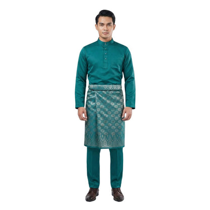 KAMDAR Bintang Raya Sampin Instant Lelaki – Easy Wear 3 Saat | 100% Tenun | Sampin Raya Corak Tradisional
