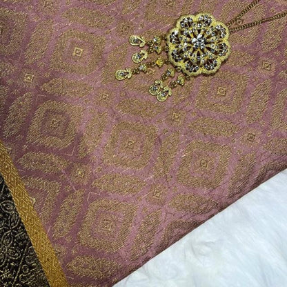 KAMDAR Open Meter Kain Songket Metallic Dayang Sari Bidang 44"