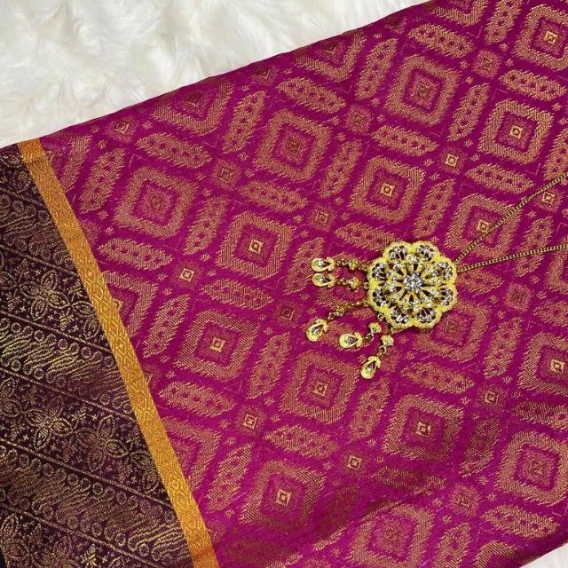 KAMDAR Open Meter Kain Songket Metallic Dayang Sari Bidang 44"