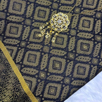 KAMDAR Open Meter Kain Songket Metallic Dayang Sari Bidang 44"