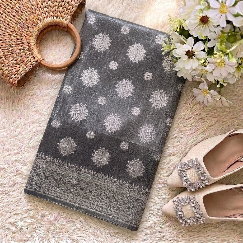 KAMDAR Srikandi Asmara Metallic Songket | Kain Songket Berkilat Ironless Tak Jarang | Bidang 44