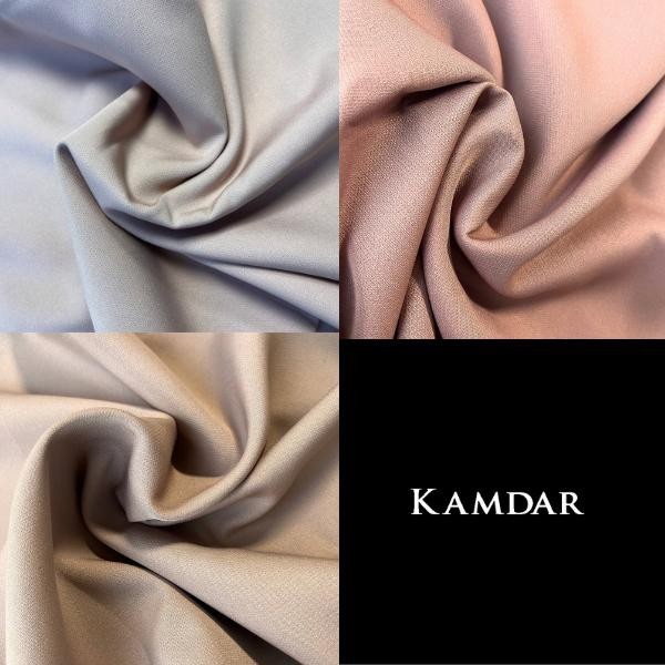 KAMDAR Open Meter Oriana Italian Stretch Crepe Polyester Bidang 58"