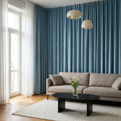 KAMDAR Rubina Curtain | Langsir Moden Elegan untuk Ruang Tamu & Bilik | Premium