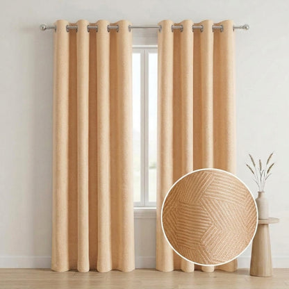 KAMDAR Rubina Curtain | Langsir Moden Elegan untuk Ruang Tamu & Bilik | Premium