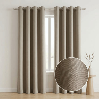 KAMDAR Rubina Curtain | Langsir Moden Elegan untuk Ruang Tamu & Bilik | Premium