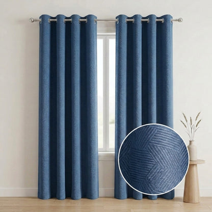 KAMDAR Rubina Curtain | Langsir Moden Elegan untuk Ruang Tamu & Bilik | Premium