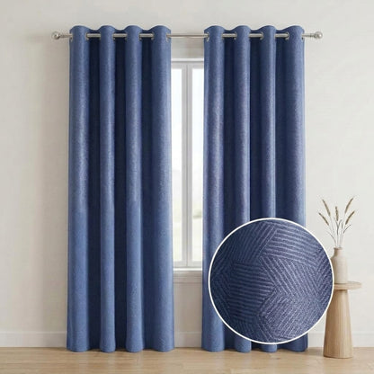 KAMDAR Rubina Curtain | Langsir Moden Elegan untuk Ruang Tamu & Bilik | Premium
