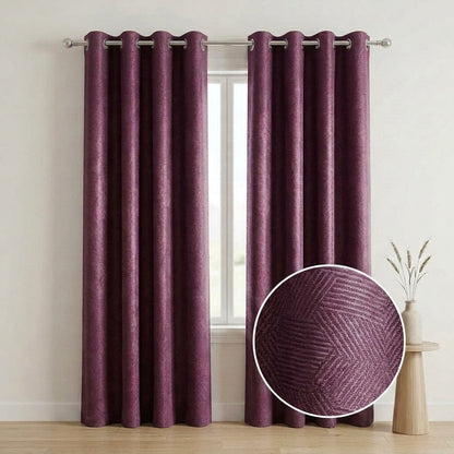 KAMDAR Rubina Curtain | Langsir Moden Elegan untuk Ruang Tamu & Bilik | Premium