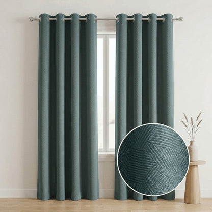 KAMDAR Rubina Curtain | Langsir Moden Elegan untuk Ruang Tamu & Bilik | Premium