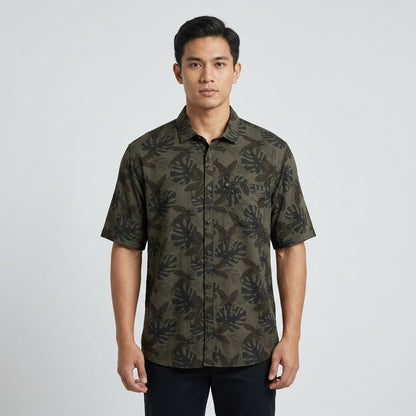 KAMDAR Avaro Shirt Lelaki | Kemeja Lengan Pendek Moden | Smart Casual & Daily Wear | M-5XL