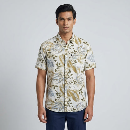 KAMDAR Avaro Shirt Lelaki | Kemeja Lengan Pendek Moden | Smart Casual & Daily Wear | M-5XL