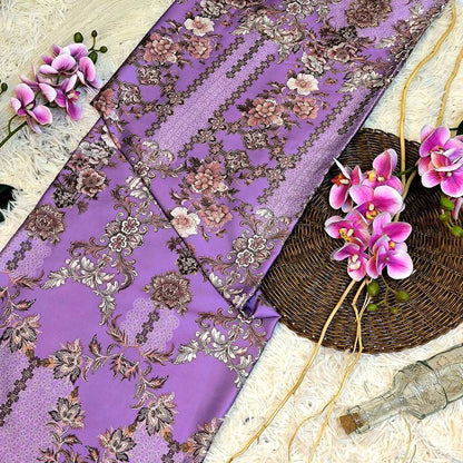 KAMDAR – Julian Satin Digital Prints | Corak Oriental Baroque | Kain Baju Kurung