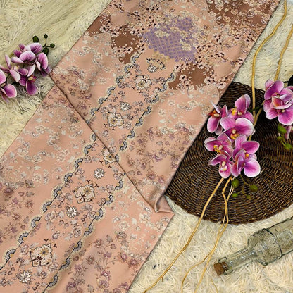 KAMDAR – Julian Satin Digital Prints | Corak Oriental Baroque | Kain Baju Kurung