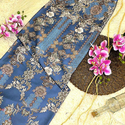 KAMDAR – Julian Satin Digital Prints | Corak Oriental Baroque | Kain Baju Kurung